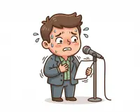 nervous speaker